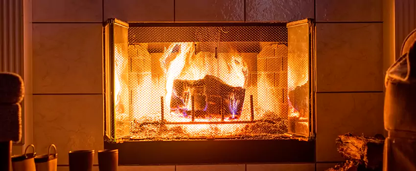 Mendota Hearth Landscape Fireplace Installation in Jeffersontown, Kentucky