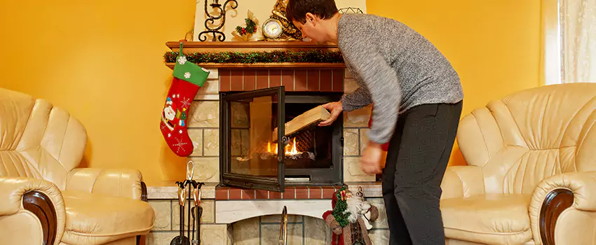 Rusted Metal Fireplace Restoration in Jeffersontown, Kentucky