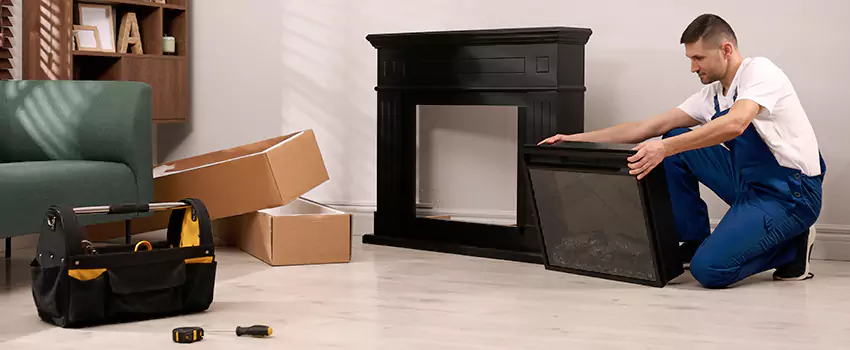 Old Rusted Metal Fireplace Repair And Replacement in Jeffersontown, KY
