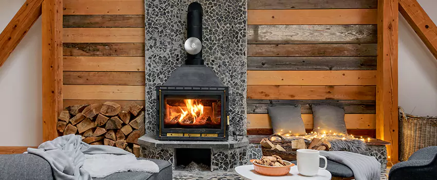 Thelin Hearth Products Direct Vent Gas Stove Fireplace Inspection in Jeffersontown, Kentucky